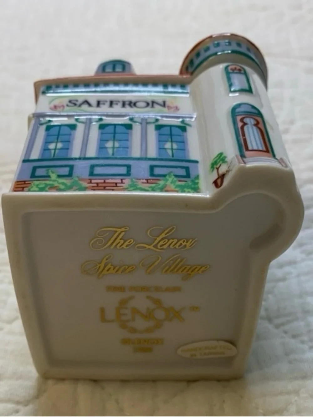 Lenox Spice Village 1989 Vintage Saffron Spice Jar House Replacement